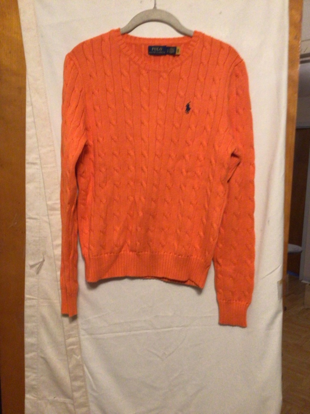 Polo Ralph Lauren cotton cable knit sweater SZ L sporty ,golf ,polo - Picture 2 of 9